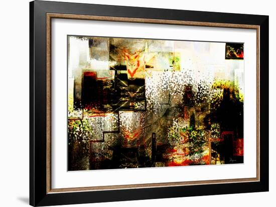 City IV-Jean-François Dupuis-Framed Art Print