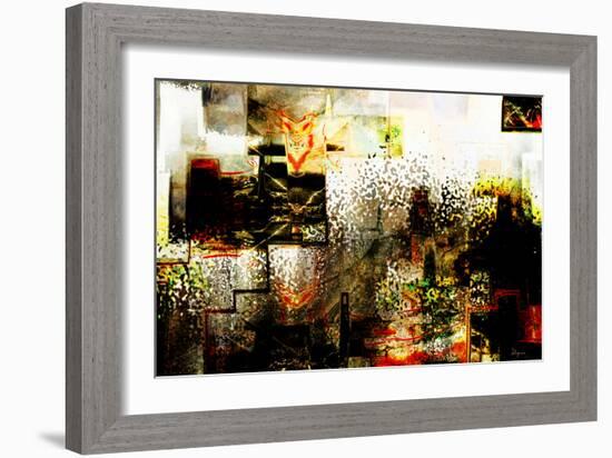 City IV-Jean-François Dupuis-Framed Art Print