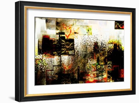 City IV-Jean-François Dupuis-Framed Art Print