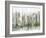 City Lake Relections-Allison Pearce-Framed Art Print