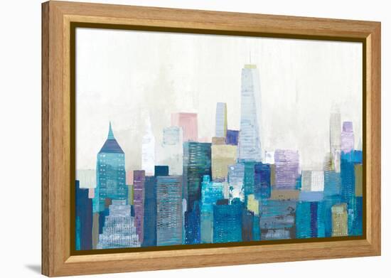 City Life II-Allison Pearce-Framed Stretched Canvas