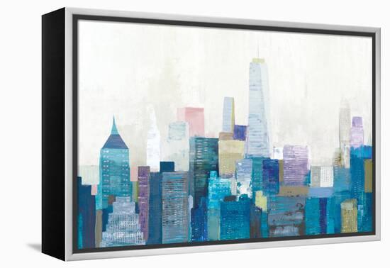 City Life II-Allison Pearce-Framed Stretched Canvas