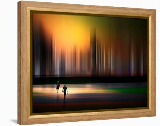 City Life-Josh Adamski-Framed Premier Image Canvas