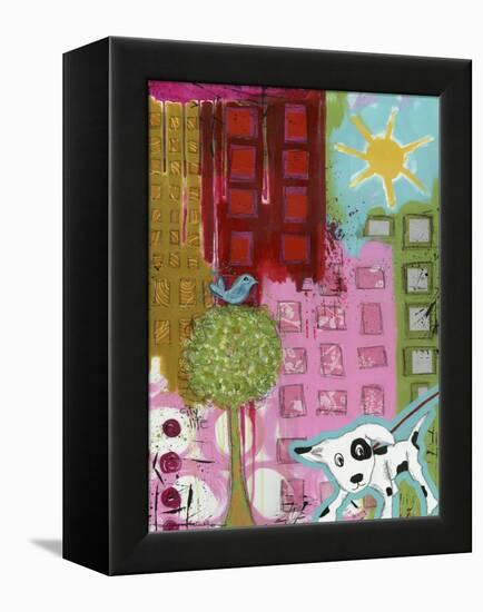 City Life-Jennifer McCully-Framed Premier Image Canvas