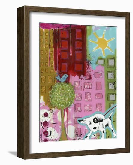 City Life-Jennifer McCully-Framed Giclee Print