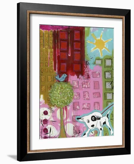 City Life-Jennifer McCully-Framed Giclee Print