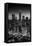 City Light Chicago B W-Steve Gadomski-Framed Premier Image Canvas