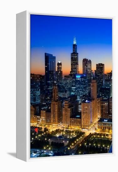 City Light Chicago-Steve Gadomski-Framed Premier Image Canvas