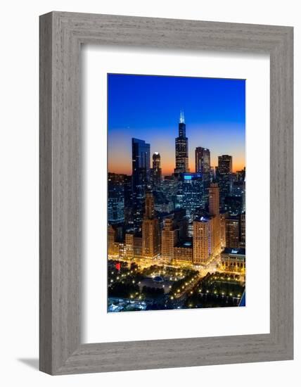 City Light Chicago-Steve Gadomski-Framed Photographic Print