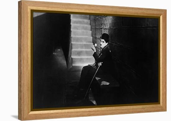 City Lights, 1931-null-Framed Premier Image Canvas