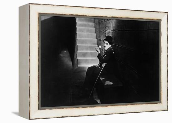 City Lights, 1931-null-Framed Premier Image Canvas