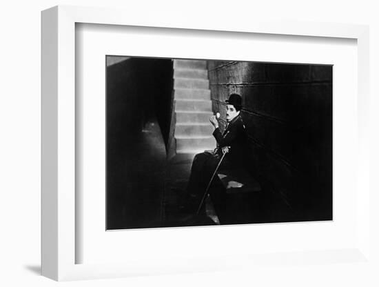 City Lights, 1931-null-Framed Premium Photographic Print