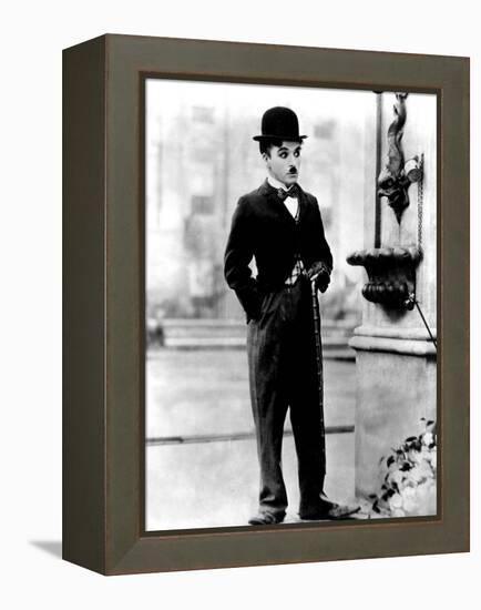 City Lights, Charlie Chaplin, 1931-null-Framed Stretched Canvas