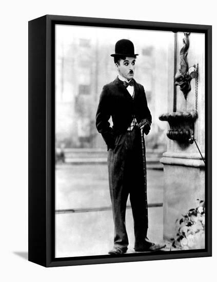 City Lights, Charlie Chaplin, 1931-null-Framed Stretched Canvas