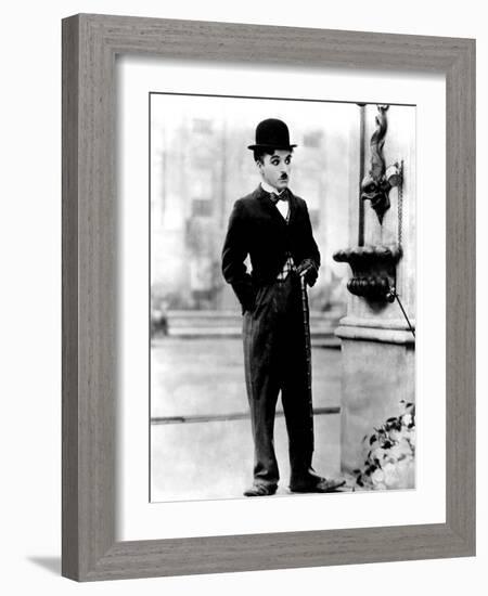 City Lights, Charlie Chaplin, 1931-null-Framed Photo