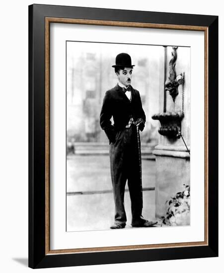 City Lights, Charlie Chaplin, 1931-null-Framed Photo