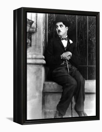 City Lights, Charlie Chaplin, 1931-null-Framed Stretched Canvas