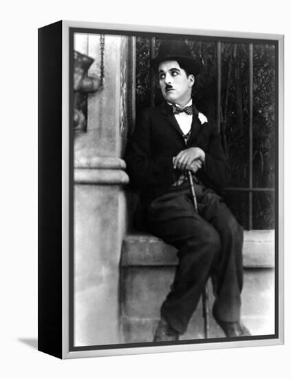 City Lights, Charlie Chaplin, 1931-null-Framed Stretched Canvas