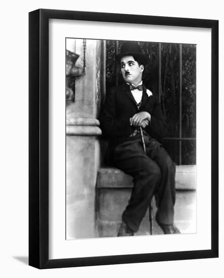 City Lights, Charlie Chaplin, 1931-null-Framed Photo