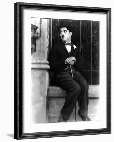 City Lights, Charlie Chaplin, 1931-null-Framed Photo