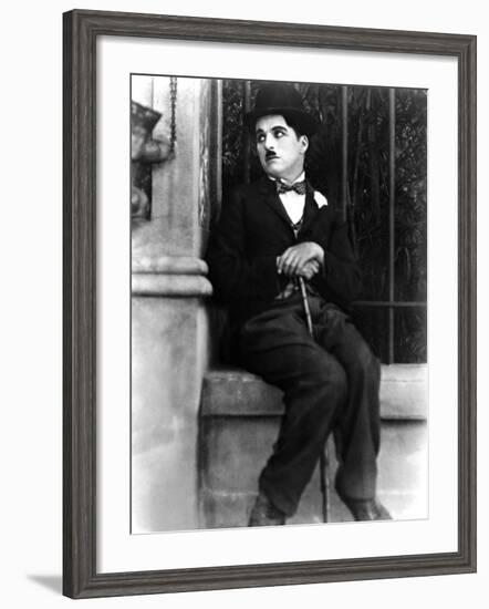 City Lights, Charlie Chaplin, 1931-null-Framed Photo