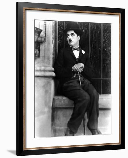 City Lights, Charlie Chaplin, 1931-null-Framed Photo