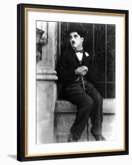 City Lights, Charlie Chaplin, 1931-null-Framed Photo