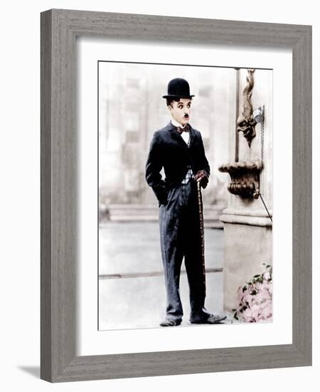 City Lights, Charlie Chaplin, 1931-null-Framed Photo