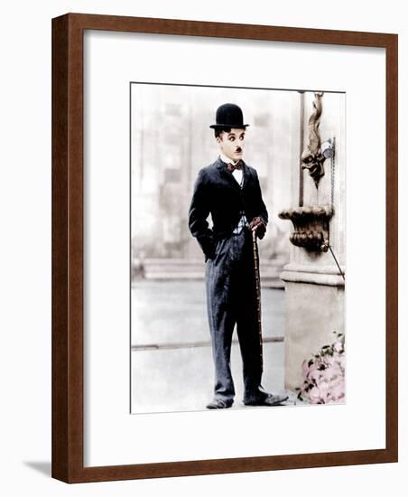 City Lights, Charlie Chaplin, 1931-null-Framed Photo