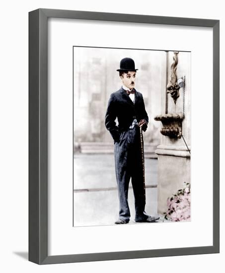 City Lights, Charlie Chaplin, 1931-null-Framed Photo