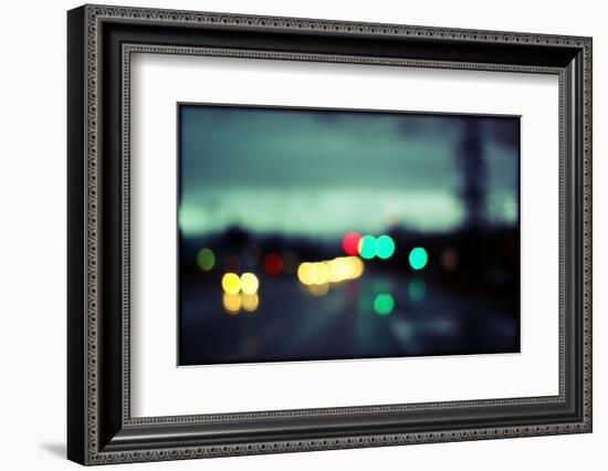 City Lights II-Leesa White-Framed Photographic Print