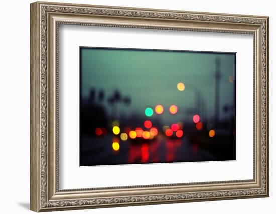 City Lights III-Leesa White-Framed Photographic Print