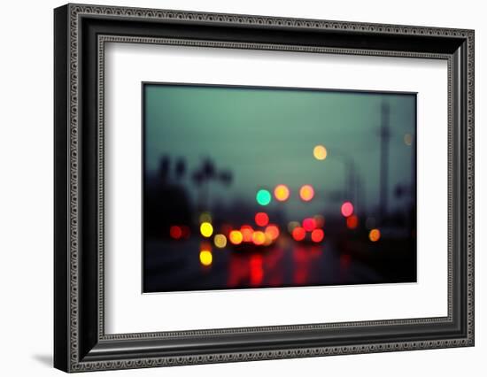 City Lights III-Leesa White-Framed Photographic Print