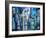 City Lights- London-Margaret Coxall-Framed Giclee Print