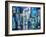 City Lights- London-Margaret Coxall-Framed Giclee Print