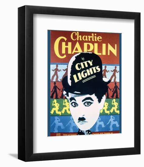 City Lights - Movie Poster Reproduction-null-Framed Photo