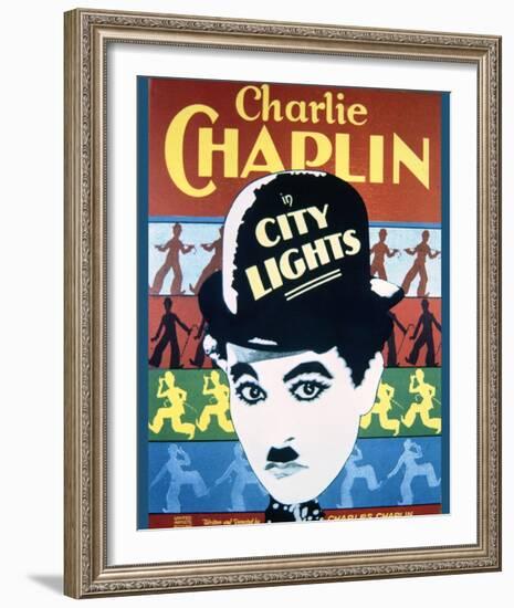 City Lights - Movie Poster Reproduction-null-Framed Photo