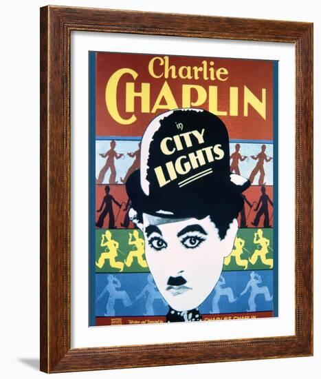 City Lights - Movie Poster Reproduction-null-Framed Photo