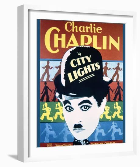 City Lights - Movie Poster Reproduction-null-Framed Photo