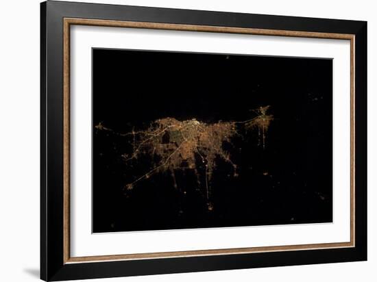 City Lights of Buenos Aires, Argentina-null-Framed Photographic Print