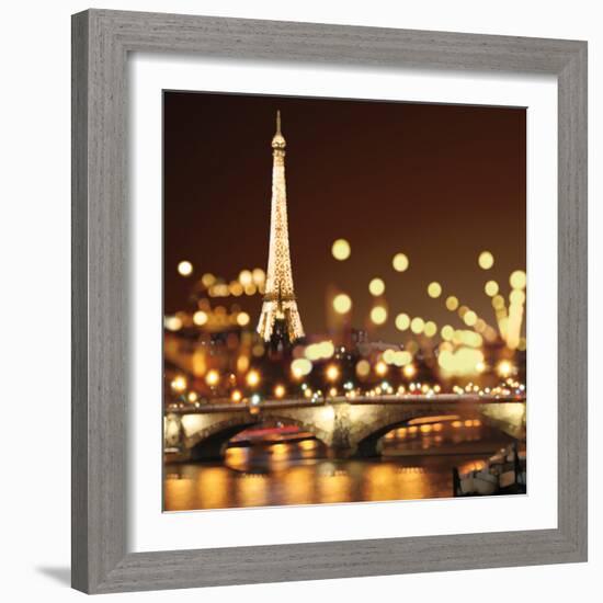 City Lights-Paris-Kate Carrigan-Framed Art Print