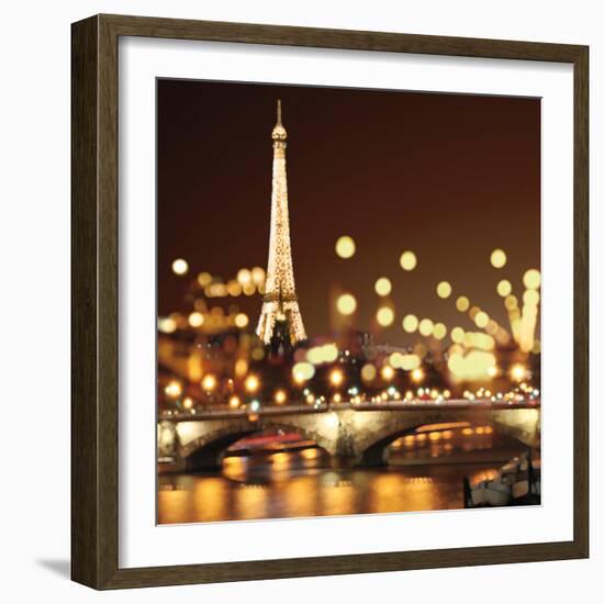 City Lights-Paris-Kate Carrigan-Framed Art Print