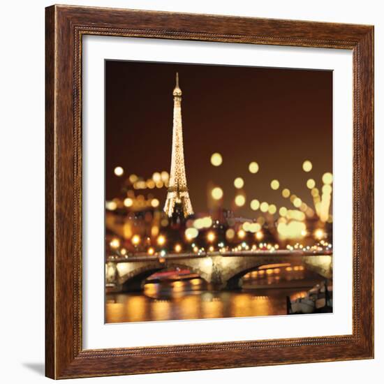 City Lights-Paris-Kate Carrigan-Framed Art Print