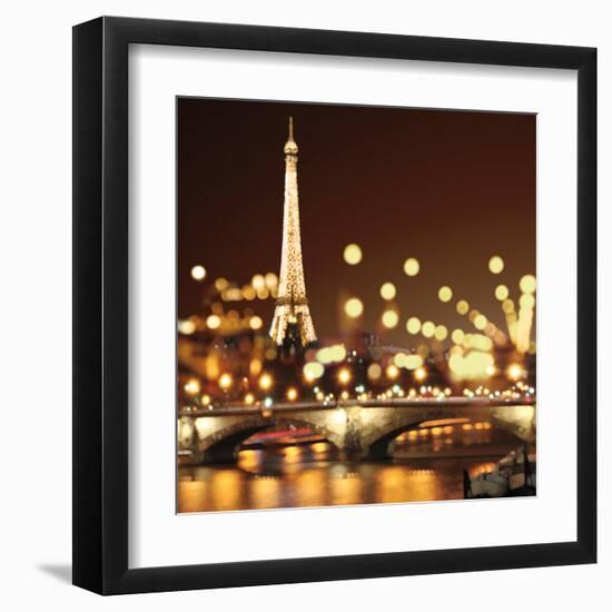 City Lights-Paris-Kate Carrigan-Framed Art Print