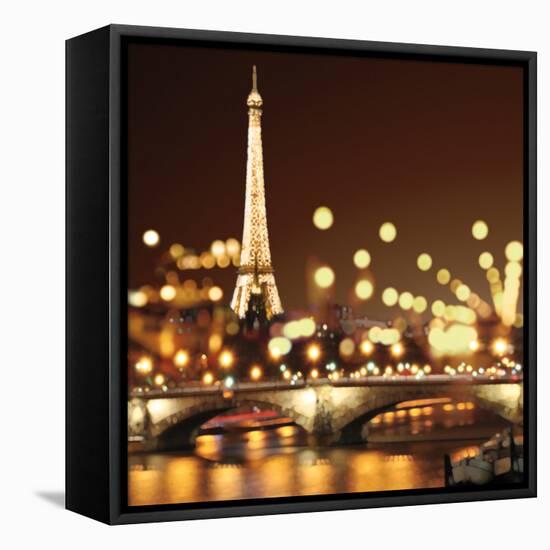 City Lights-Paris-Kate Carrigan-Framed Stretched Canvas