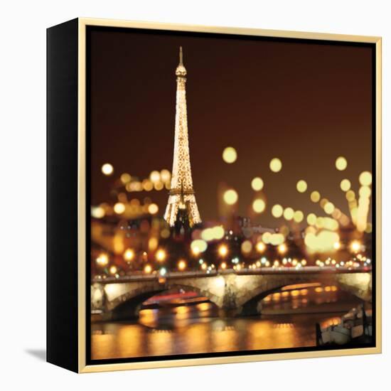 City Lights-Paris-Kate Carrigan-Framed Stretched Canvas