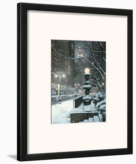 City Lights-Rod Chase-Framed Art Print