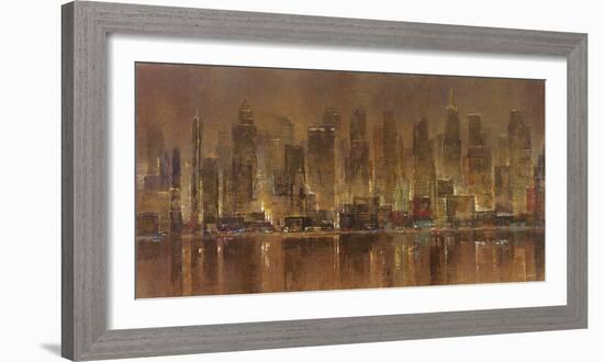 City Lights-Longo-Framed Giclee Print