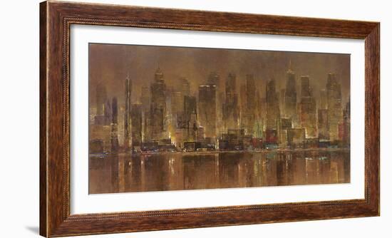 City Lights-Longo-Framed Giclee Print