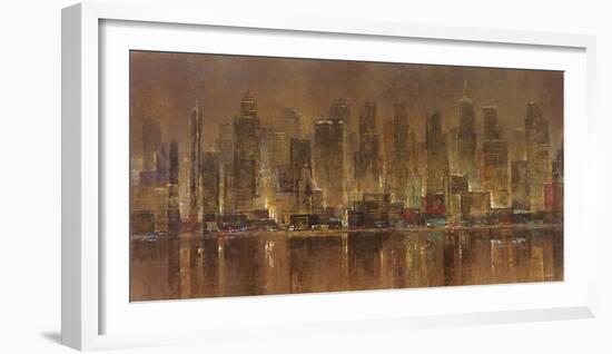 City Lights-Longo-Framed Giclee Print